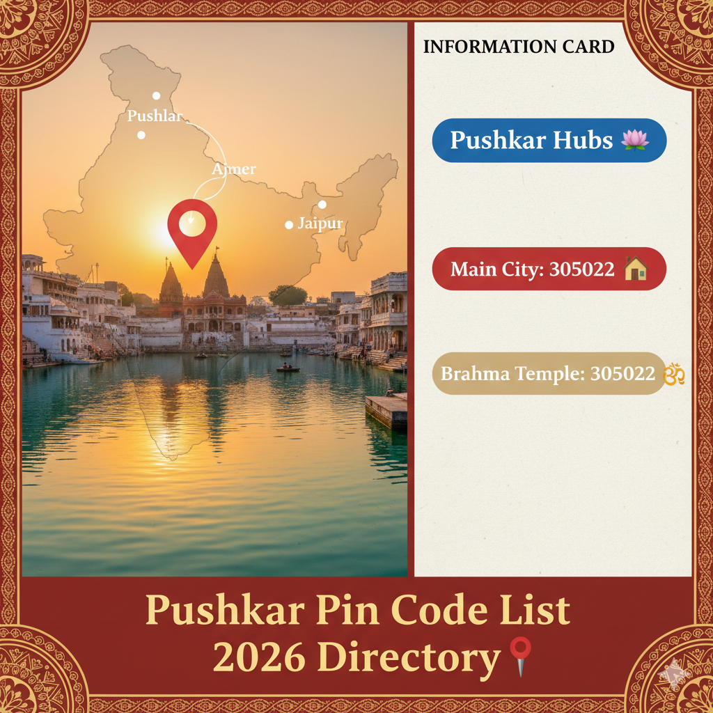 Pushkar Pin Code List 2026
